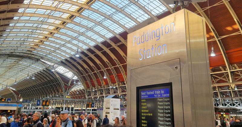 Paddington station concourse